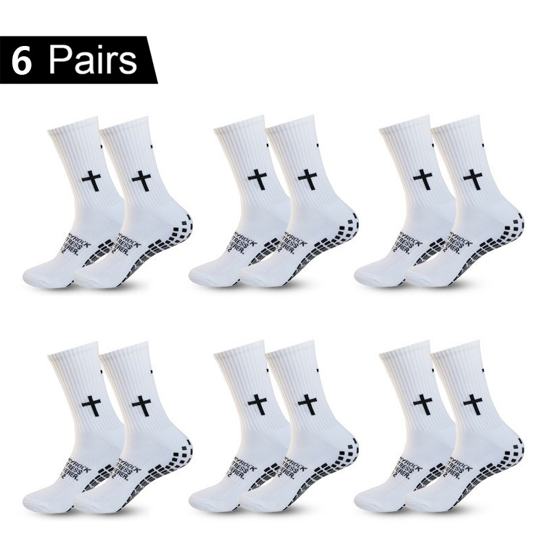 Ankle Support Badminton - 4/5/6 paia di calzini antiscivolo da