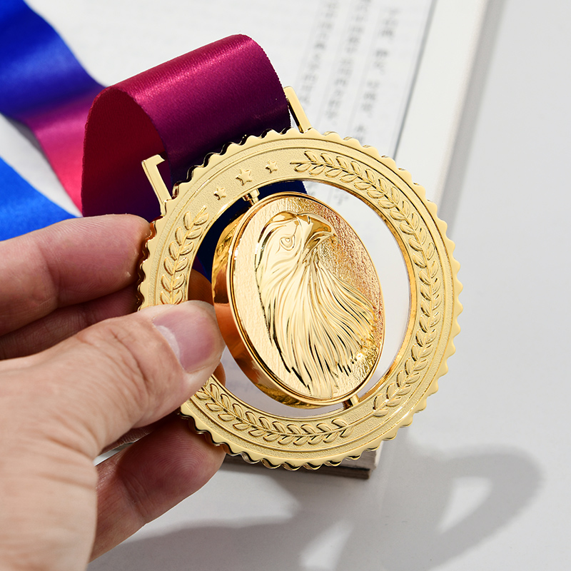 Badminton Victory - Medaglia in metallo personalizzata per gioco
