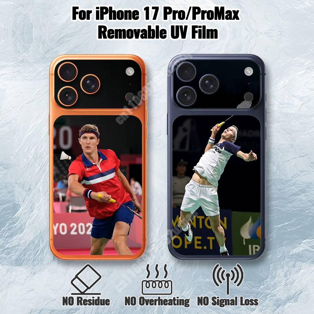 Badminton Denmark - Pellicola UV Rimovibile A-Axelsen-S Denmark Badminton