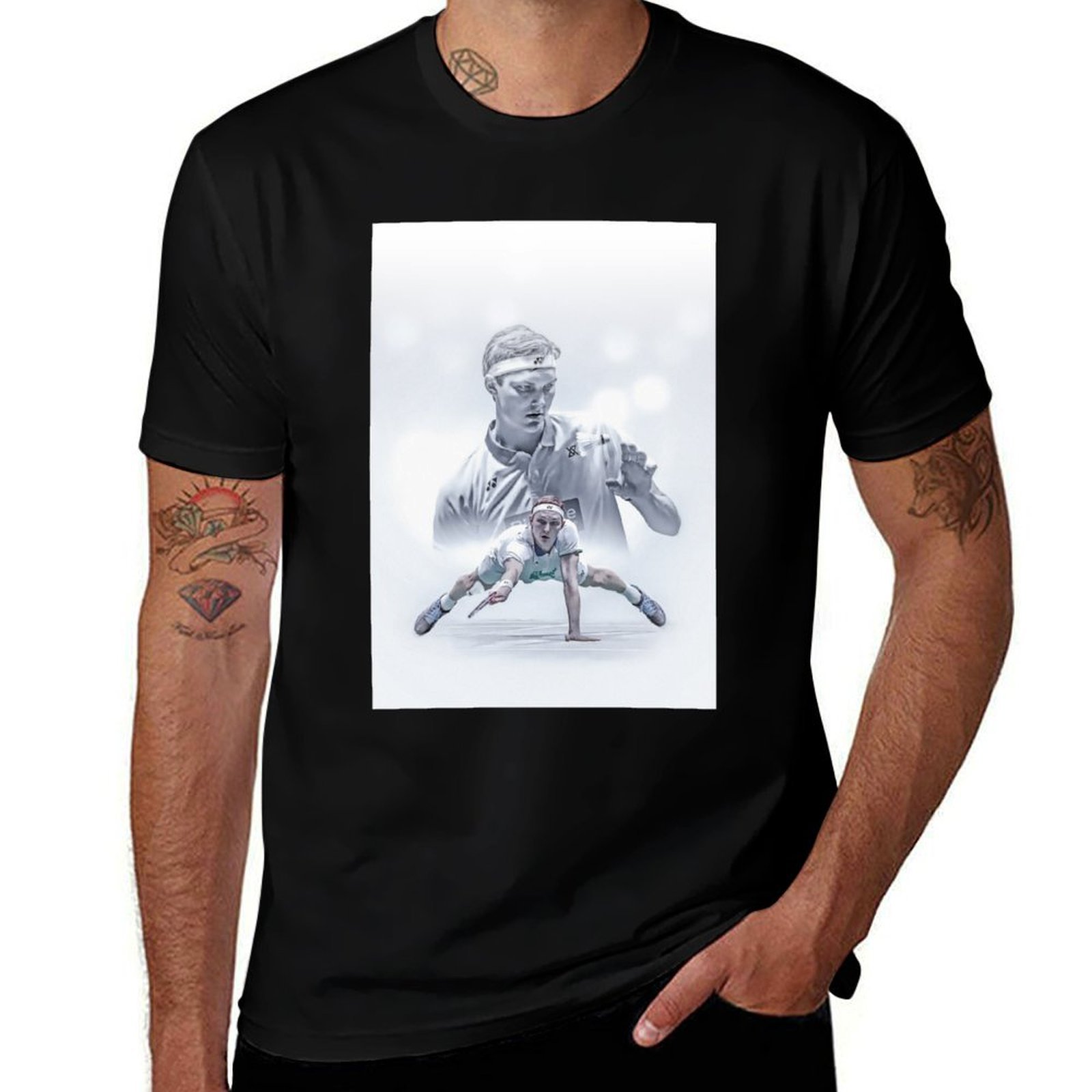 Viktor Axelsen - T-Shirt da Ba - Badminton Denmark recensione e prezzo