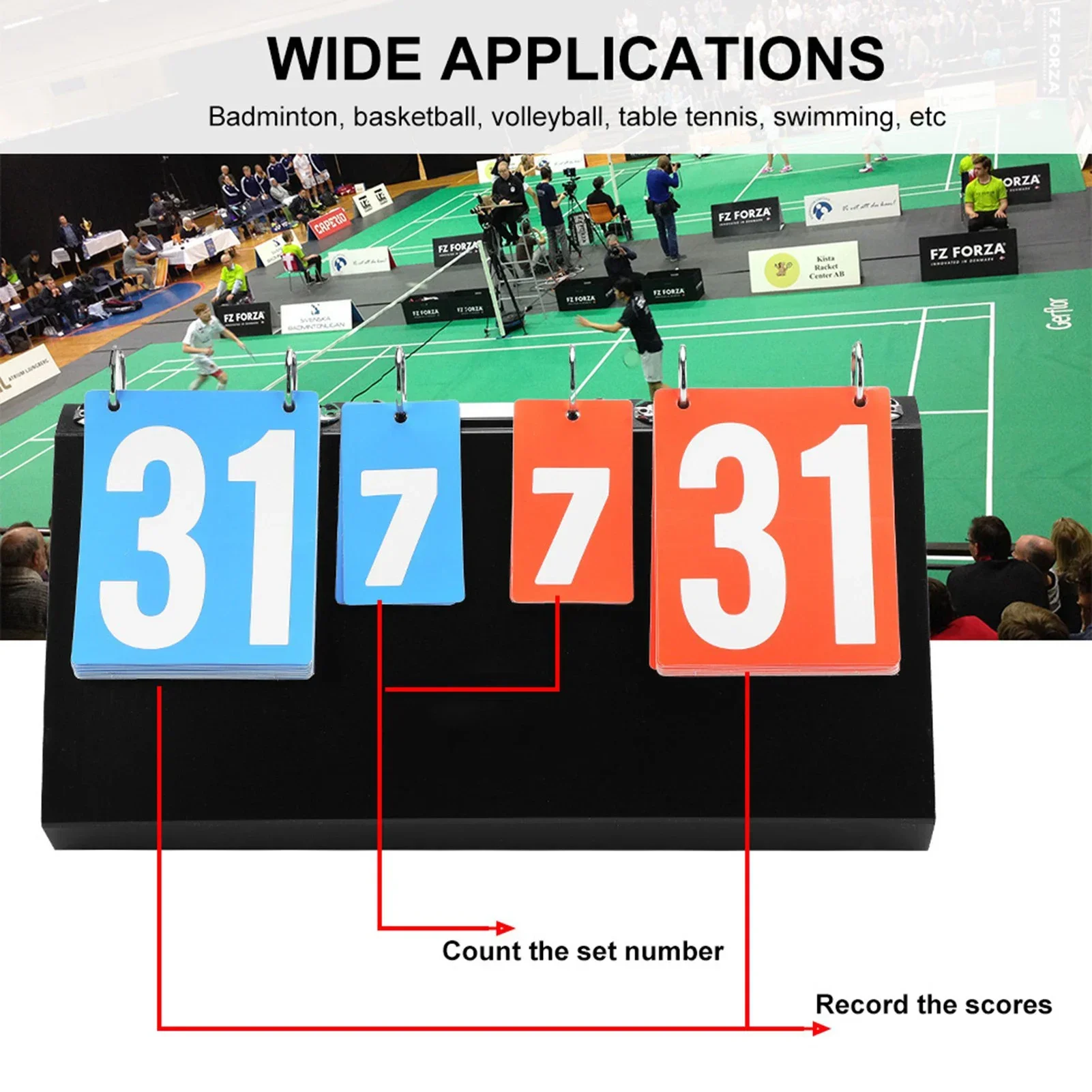 Tabellone segnapunti per compe - Badminton Scoreboard recensione e prezzo